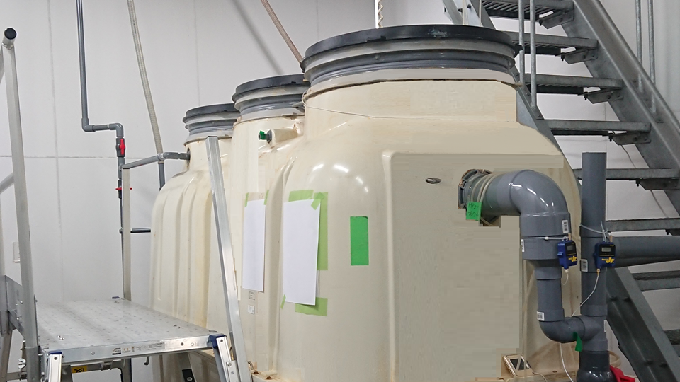 浄化槽試験所の試験状況(イメージ)